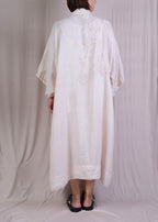 Krista Larson Linen Kimono In Alabaster