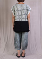 Cynthia Ashby Verge Knit Tee in Yucca