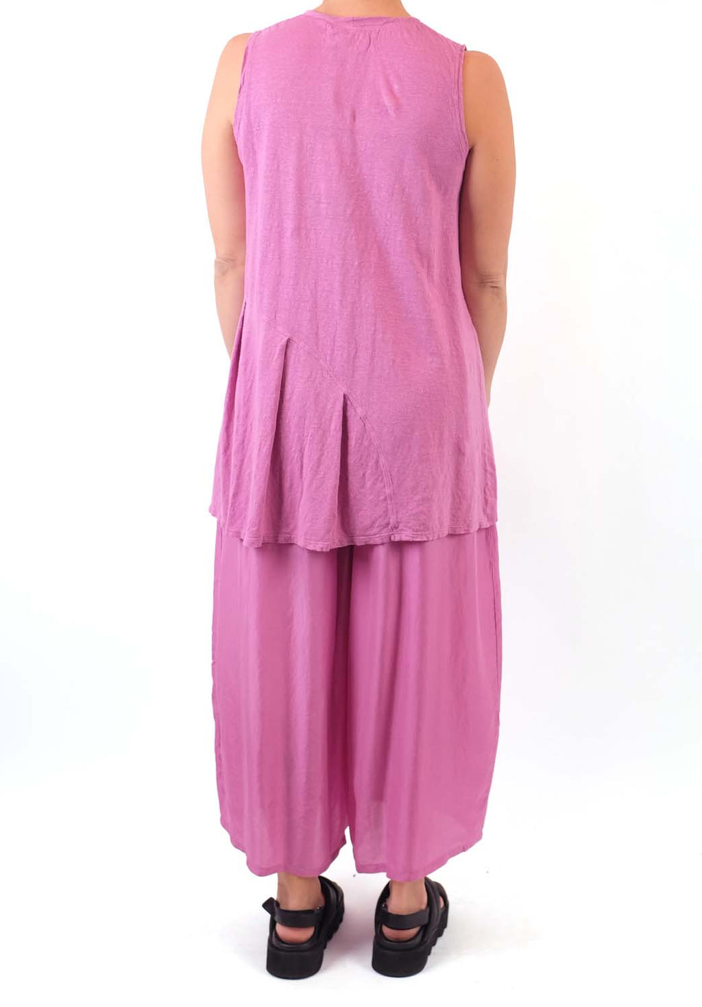 Grizas Pink Silk Pants