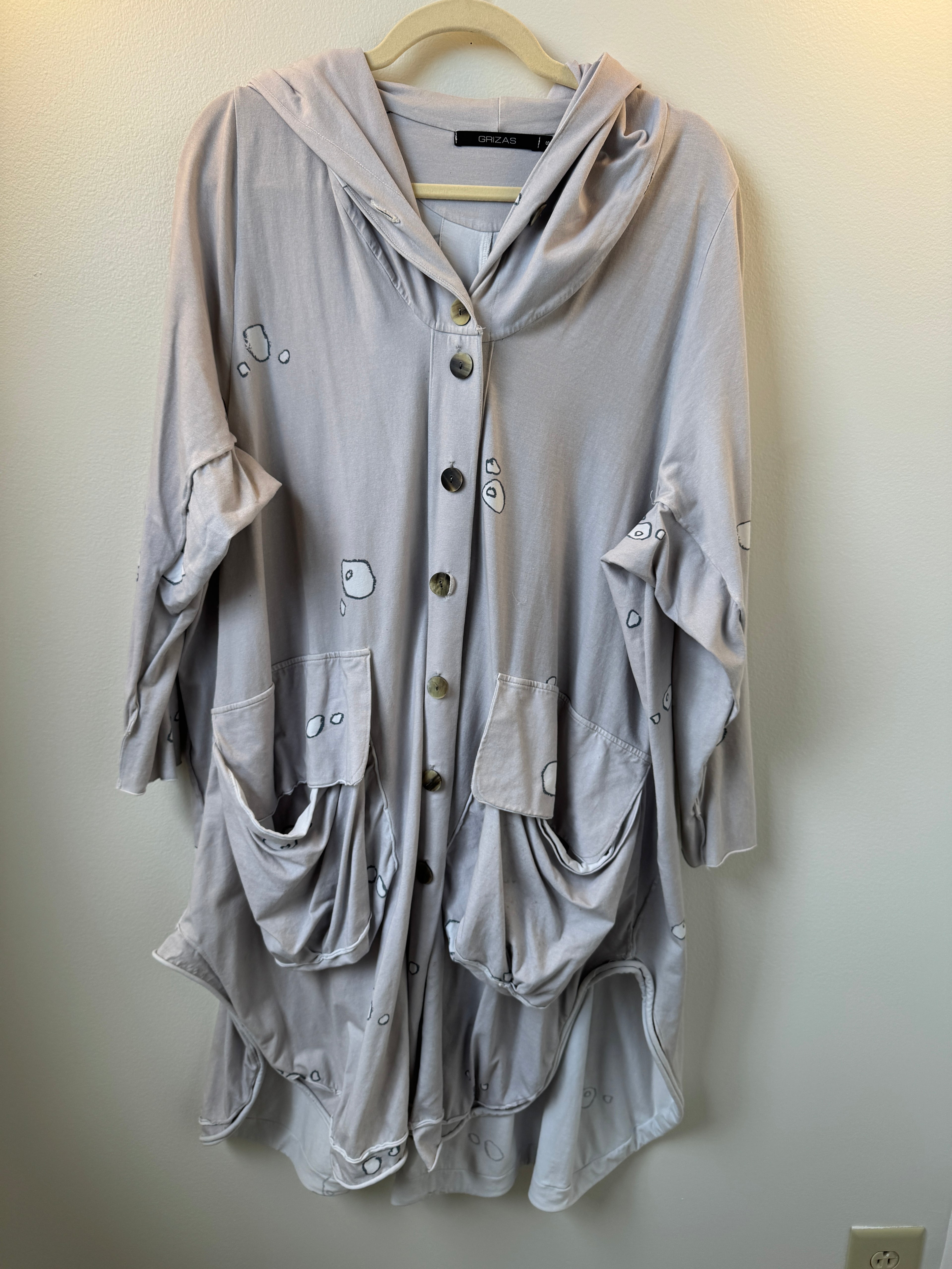 T2T Grizas Knit Hooded Jacket Small (runs large)