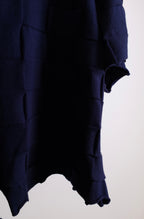 Serienumerica Asymmetric Sweater in BlackBlue