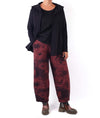 Grizas Printed Cotton Terry Pants