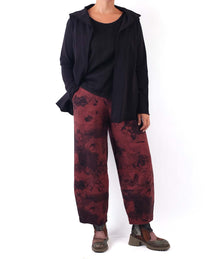  Grizas Printed Cotton Terry Pants