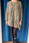 Krista Larson Applique Long Sleeve Tee in Moss