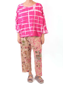  Cynthia Ashby Luna Tee in Pink Graphic