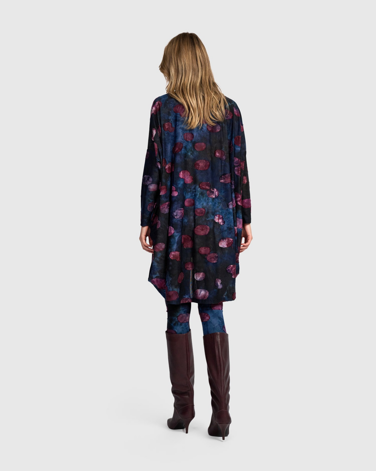 Alembika Polka Dot Top in Midnight