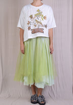 Krista Larson Crop 1865 Tee in Cream