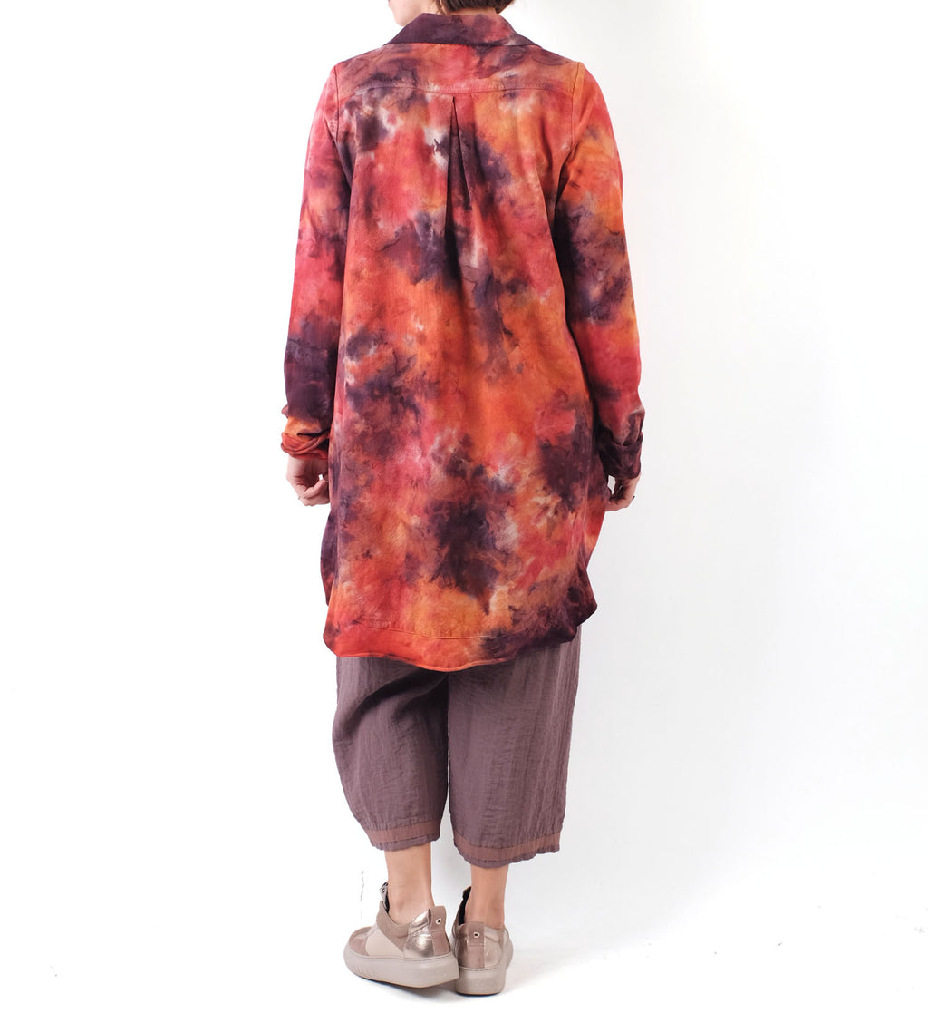 Cynthia Ashby Wesley Button Up Shirt Jacket
