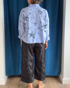 Paper Temples Lo Top in Blue Stripe/Star