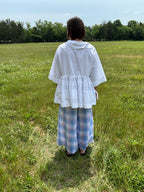 Krista Larson Agnes Pants in Plaid Linen