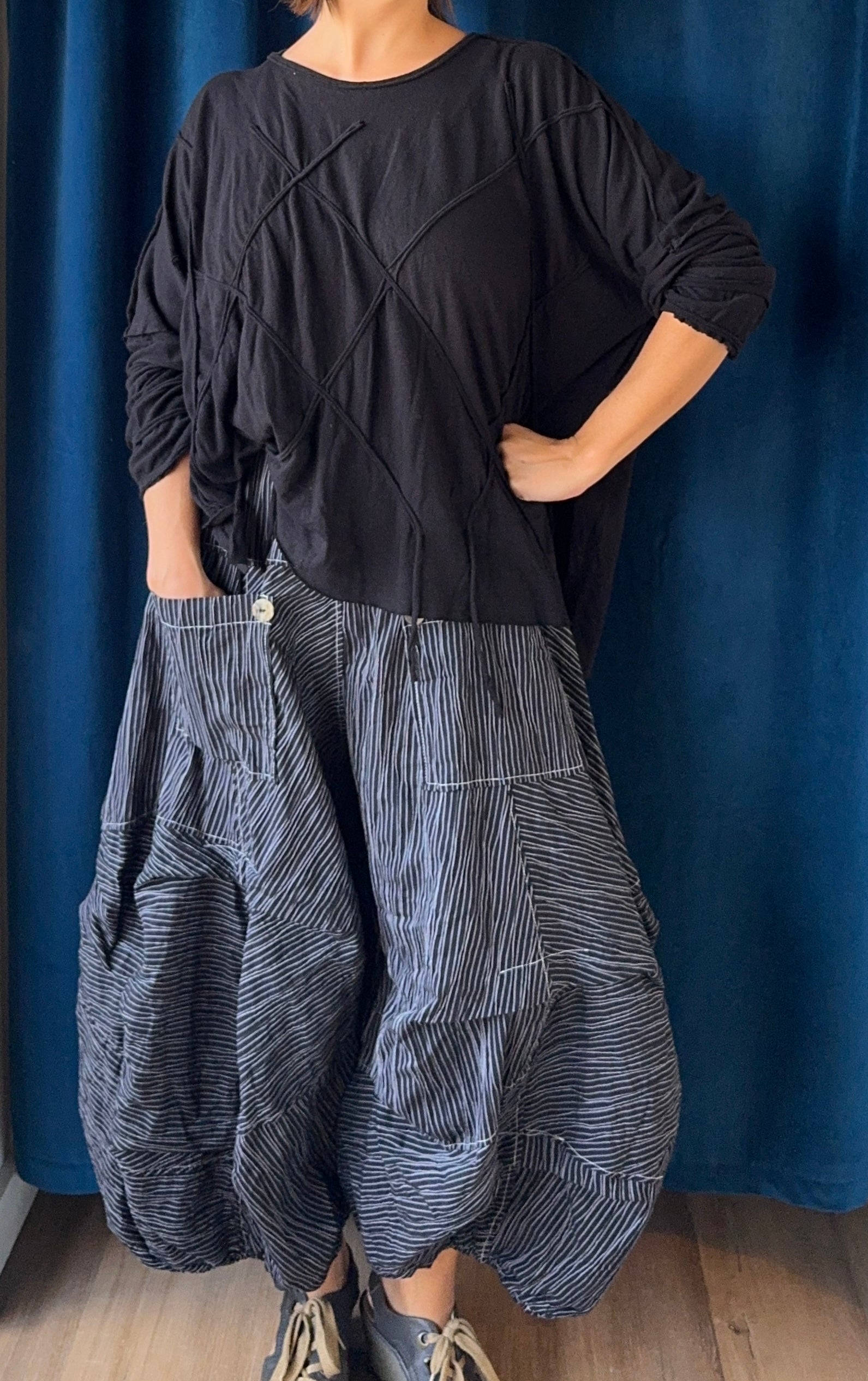 Bodil Black Knit Top