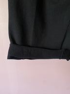 Gerties Rib Crop Pant in Black