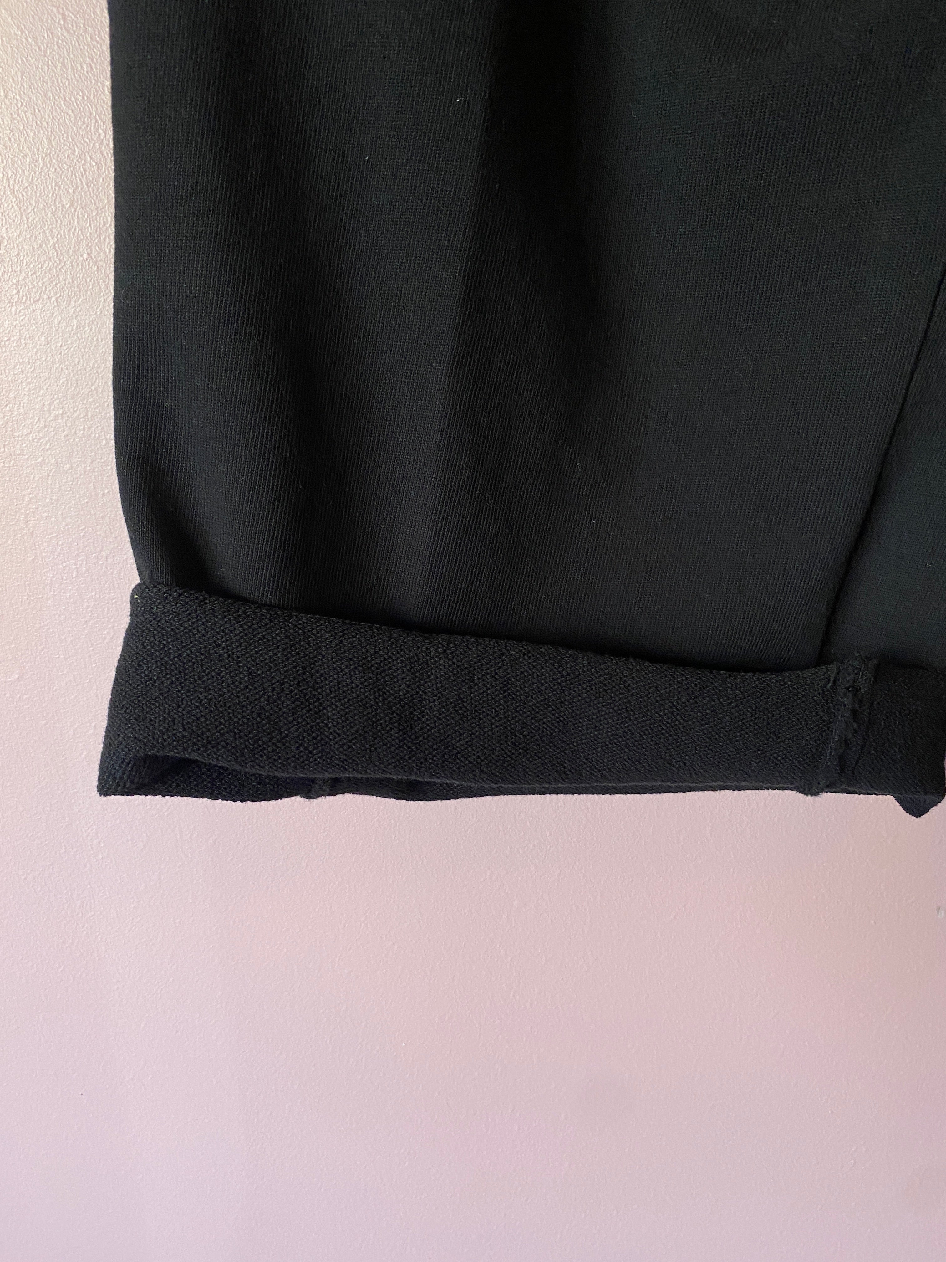 Gerties Rib Crop Pant in Black