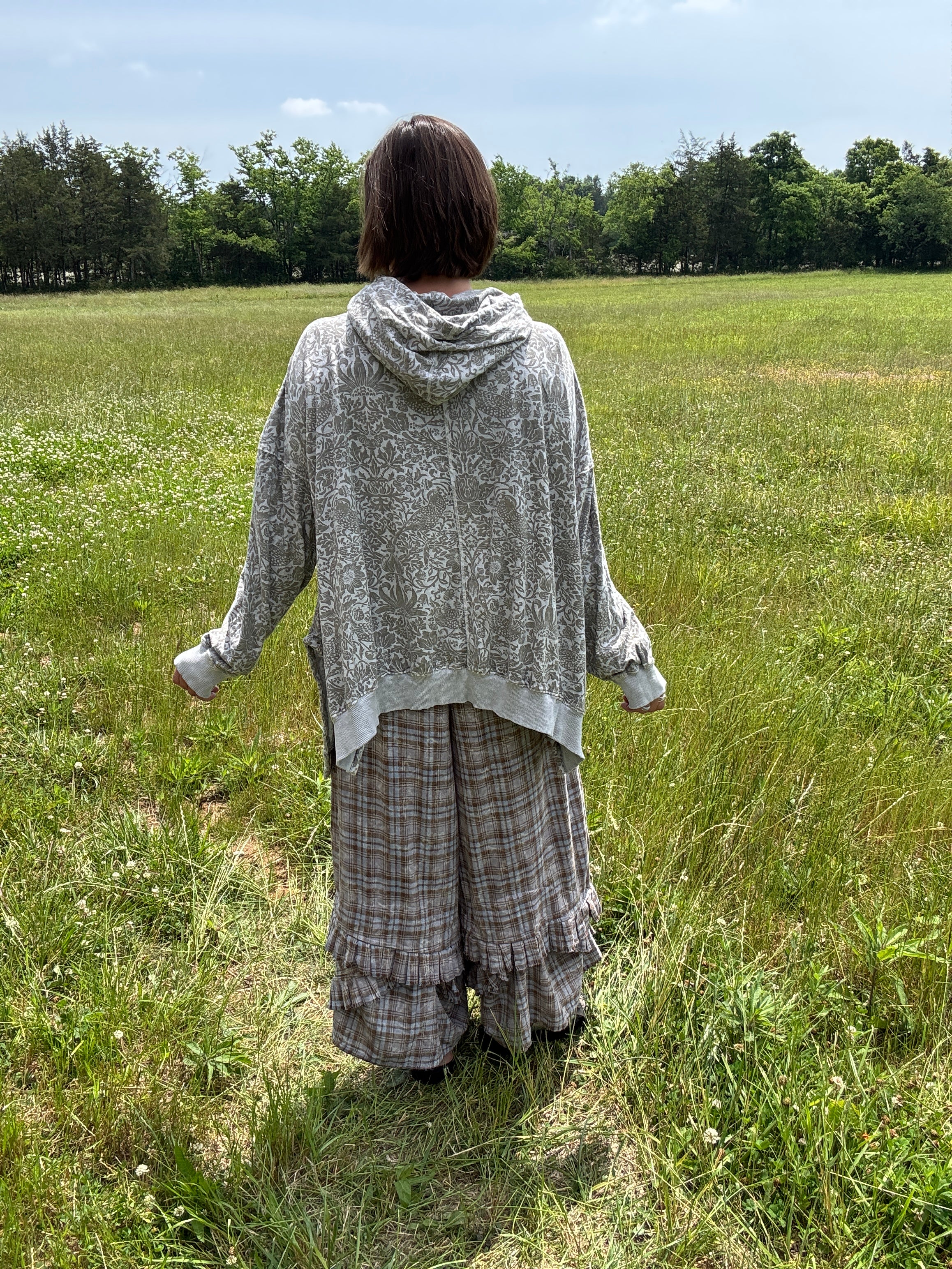 Krista Larson Bode Sweatshirt in Dove Bird