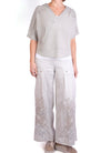 XCVI Pheodora Embroidered Pant