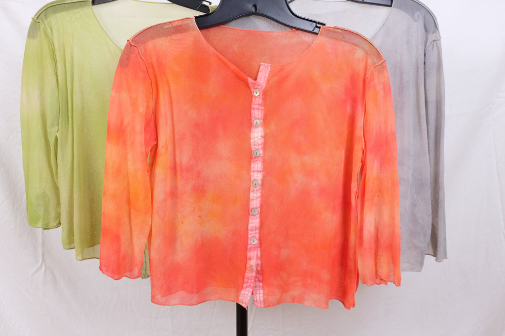 Robin Kaplan Crop Mesh Cardigan (Many Colors)
