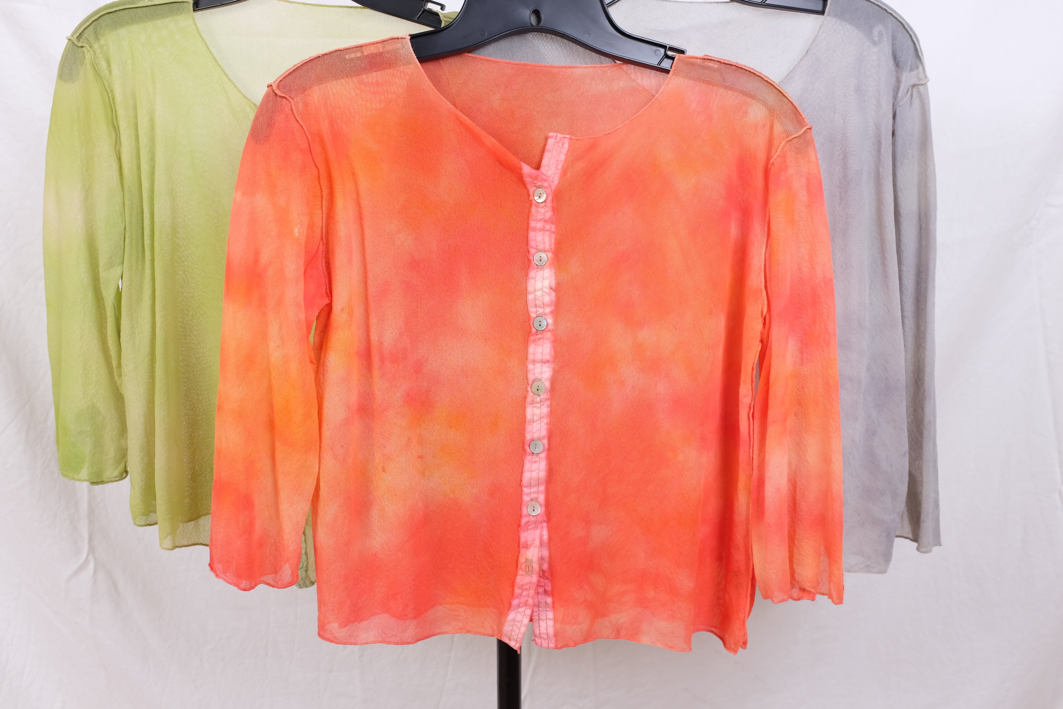 Robin Kaplan Crop Mesh Cardigan (Many Colors)
