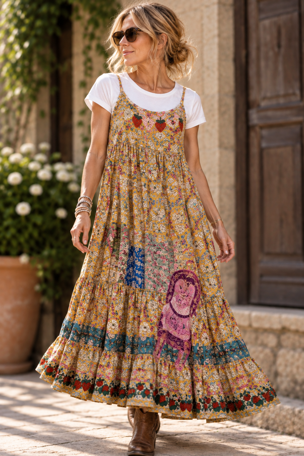 Jaded Gypsy Sunwashed Bloom Dress