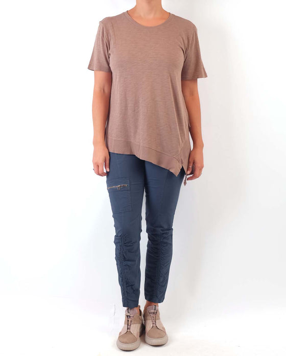 XCVI Lettie Tee in Truffle