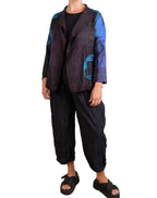 Mieko Mintz Tie Dye Circle Shibori Kantha Short Jacket