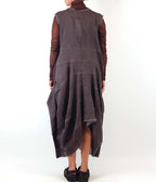 Loyko Ari Dress (+ turtleneck) in Graphite