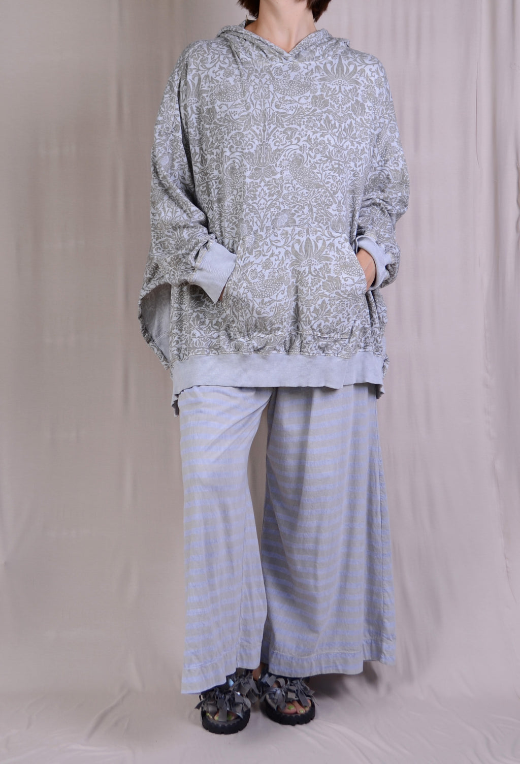 Krista Larson Bode Sweatshirt in Dove Bird