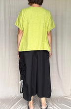 Moyuru Lime Knit Top