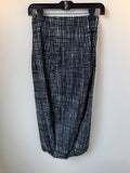 T2T Rundholz Navy Check Skirt Small