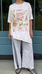 Krista Larson Protea Tee in Alabaster