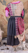 Magnolia Pearl Searcy Patchwork Dress in Berry Berry Plaid