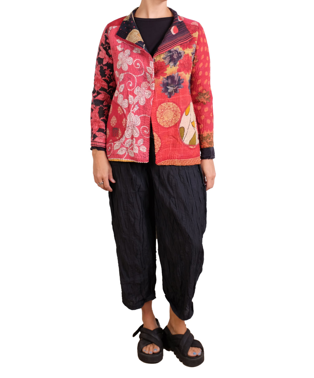 Mikeo Mintz Puzzle Kantha Short Jacket