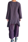 Bodil Pocket Pant in Plum