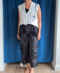 Paper Temples Car Vest in White Keyring