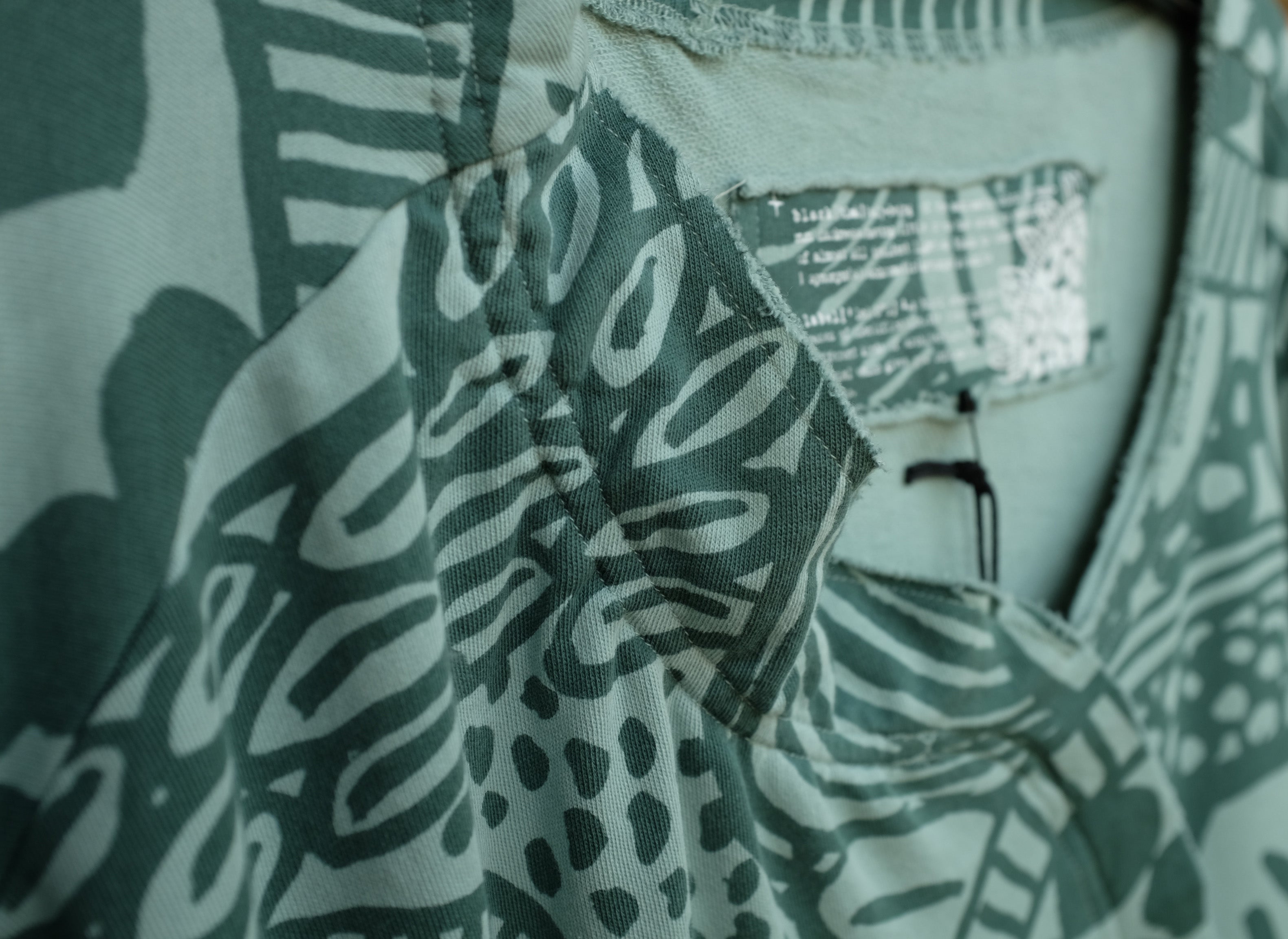 Rundholz Black Label Tee in Grass Print