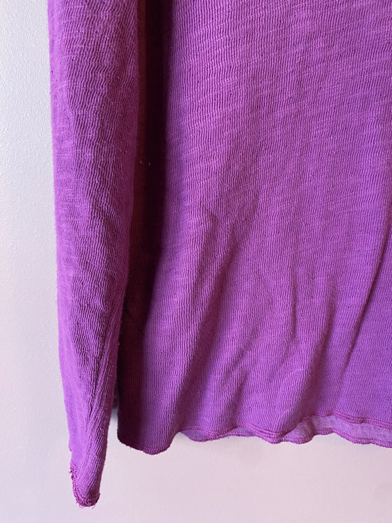 Gerties Double Layer Tee in Mulberry