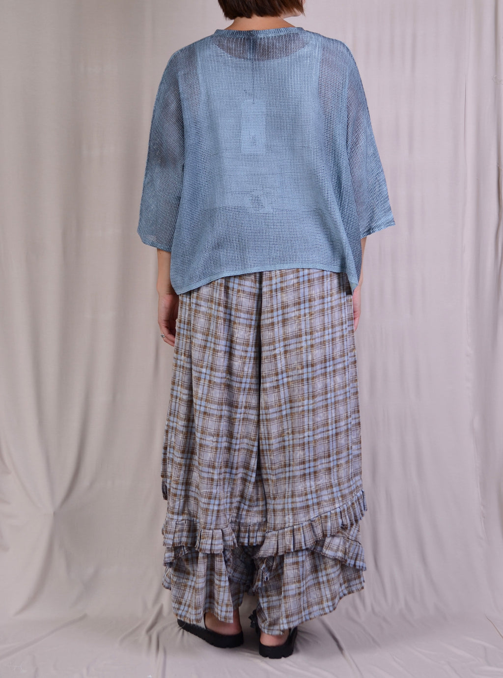 Cynthia Ashby Rex Mesh Tee in Glaze
