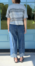 Cynthia Ashby Flip Jean in Classic