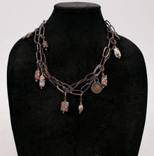  Debe Dohrer Long Lariat with Venetian Trade Bead Necklace