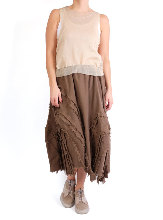 Loyko "G" Skirt in Brown