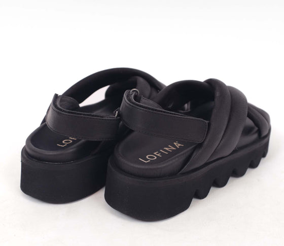 Lofina Black Sandal