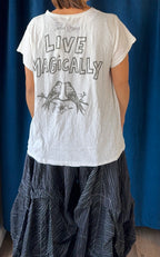Jaded Gypsy Worn and Weathered Tee in Fairy