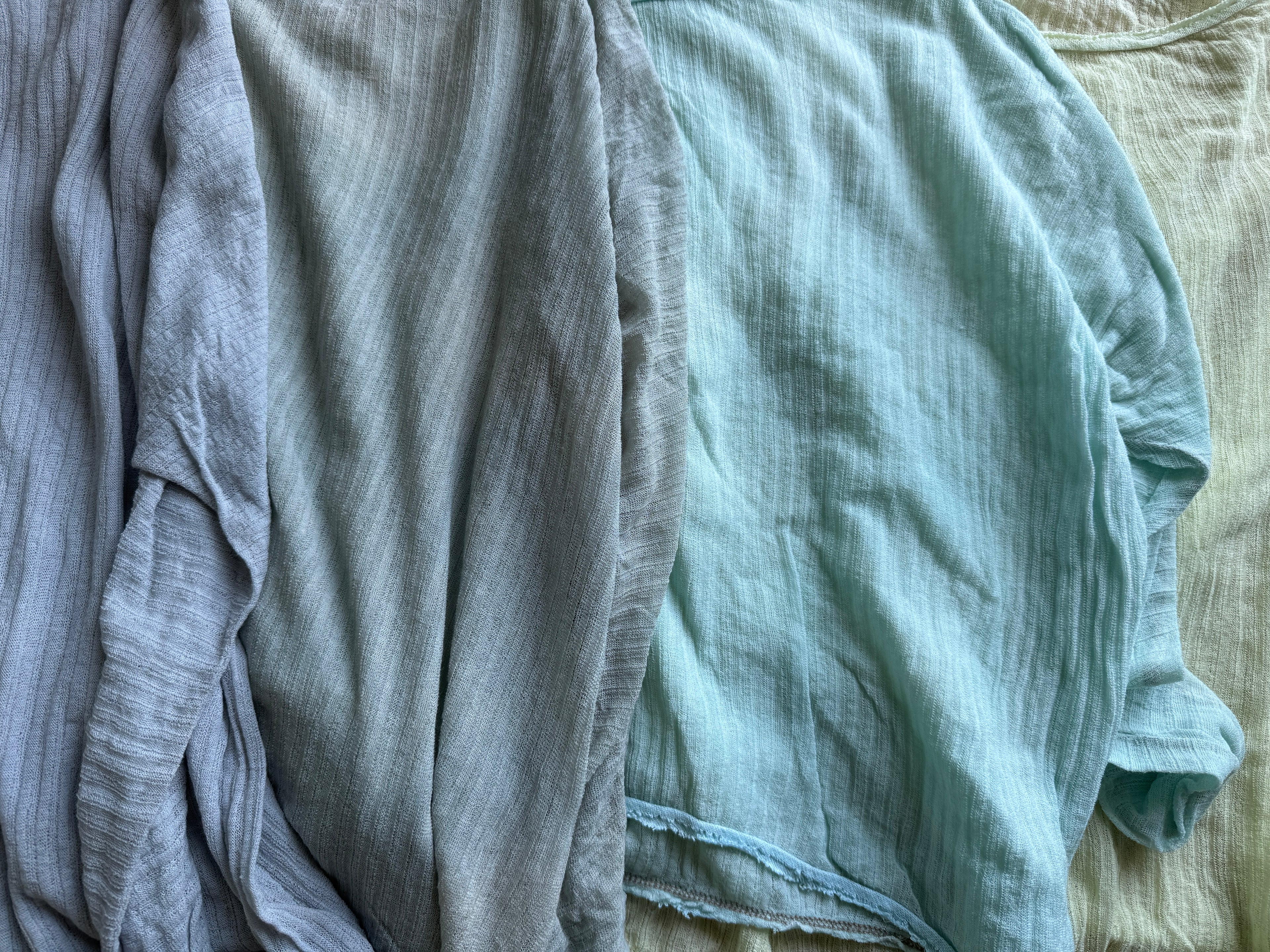Robin Kaplan Italian Knit Ribbed Cotton Tee (Multiple Colors)