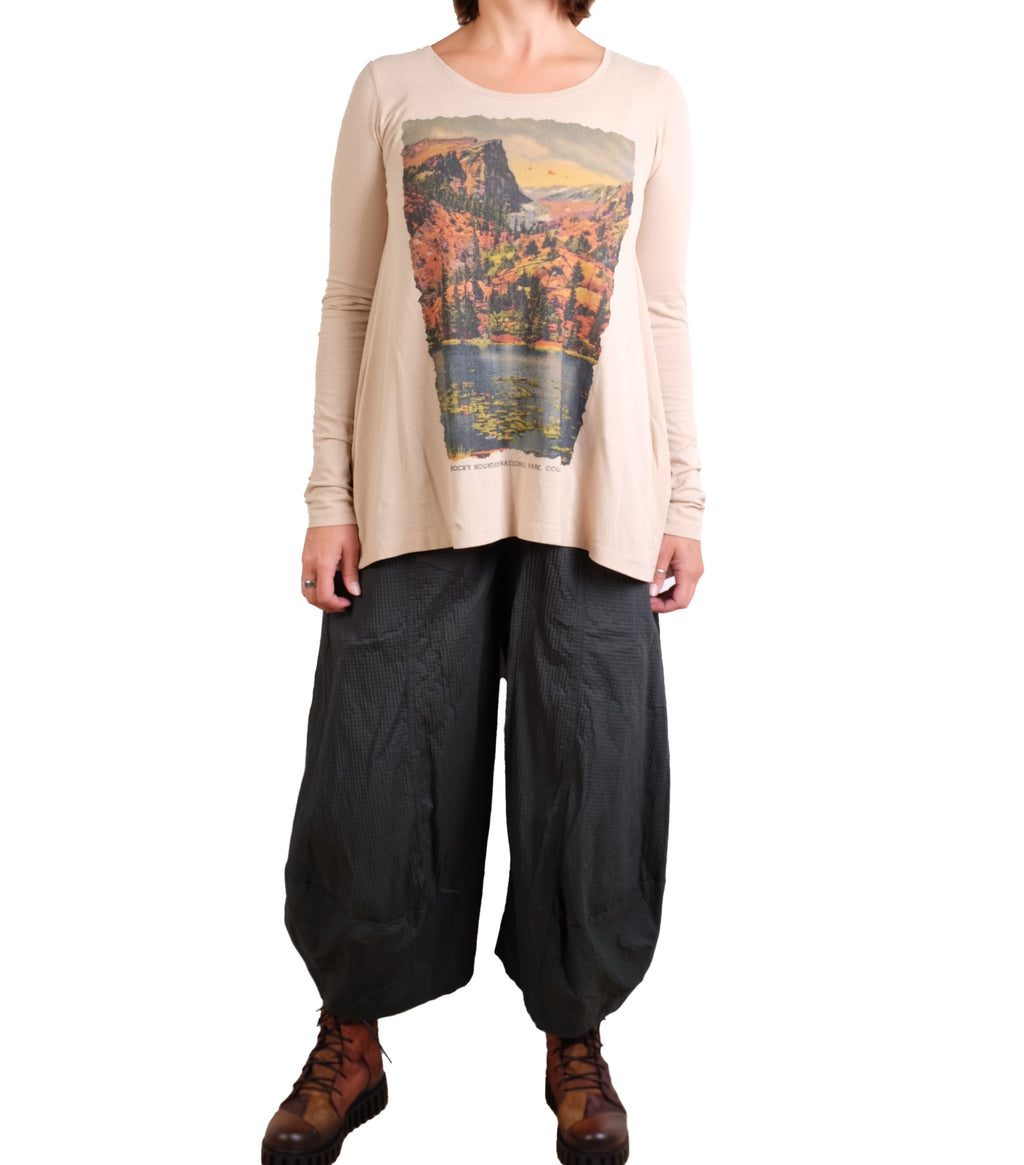 Rundholz Black Label Tee in Mountain Print