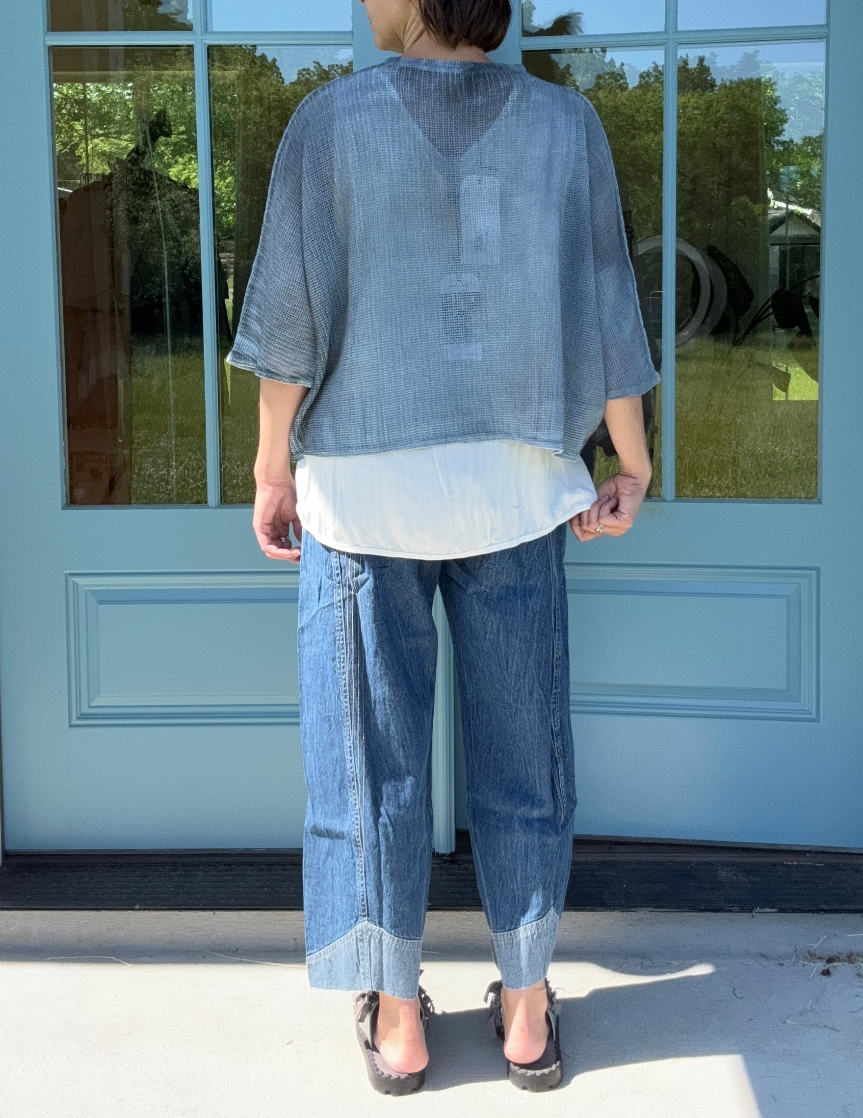Cynthia Ashby Flip Jean in Classic