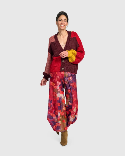 Alembika Knit Sweater in Ruby