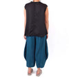 Paper Temples Black Rayon Layer Crop