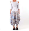 Luna Luz Long Skirt with Ties in Paloma Dye