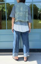 Cynthia Ashby Weave Vest in Halogen