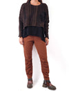 Paper Temples Astoria Sweater in Tigers Eye