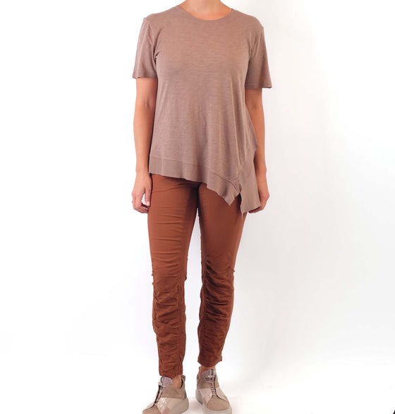 XCVI High Waist Penny Legging in Rust